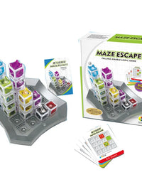 Maze Escape Falling Marble Logic Construction Game For Kids
