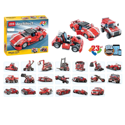 Decool Architect Creator 23 in 1 Race Car Brick Blocks Set Toy For Kids (278 Pcs)