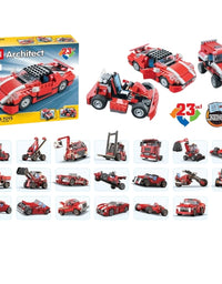 Decool Architect Creator 23 in 1 Race Car Brick Blocks Set Toy For Kids (278 Pcs)
