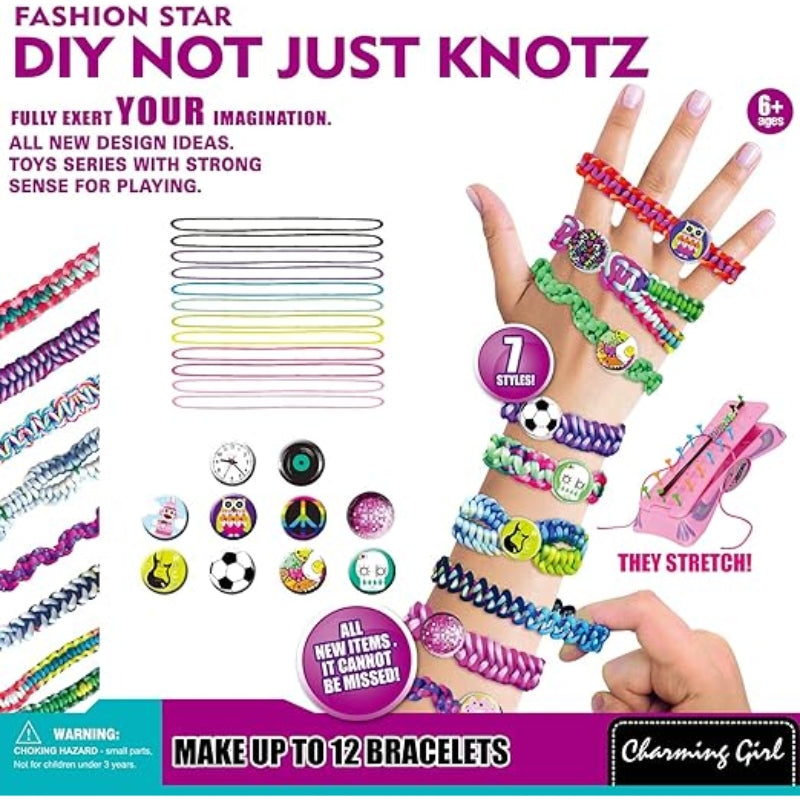 Bracelets Making Kit - DIY KNOTZ Bracelet Maker