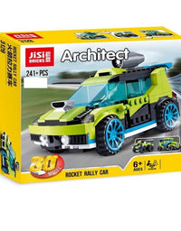 Architect Rocket Rally Car Brick Blocks Set Toy For Kids (241 Pcs)
