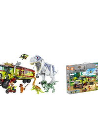 Jurassic Dinosaur Building Block Playset For Kids (523 Pcs)
