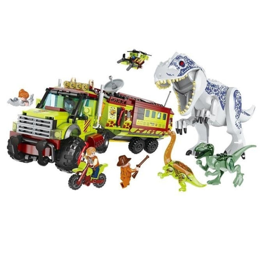 Jurassic Dinosaur Building Block Playset For Kids (523 Pcs)