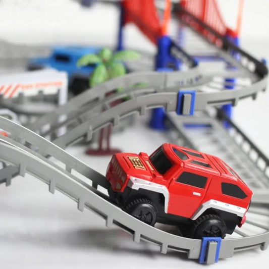 Racing Jeep Track Set For Kids