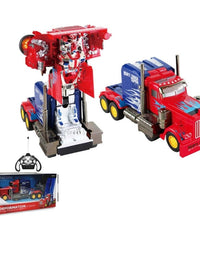 RC Transformers Optimus Prime - Deform & Converts to Car Toy For Kids
