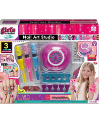 Dazzle Your Nails: 2-in-1 Nail Art Set With 3 Art Pens
