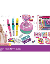 Dazzle Your Nails: 2-in-1 Nail Art Set With 3 Art Pens

