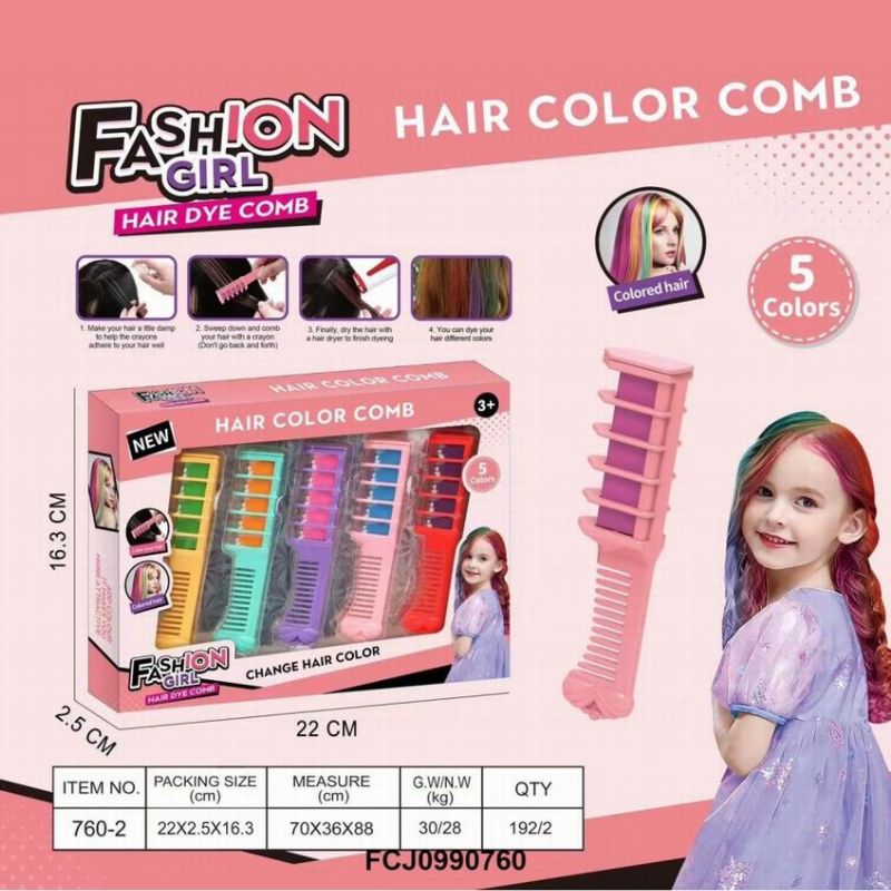 Fashion Girl Hair Dye Comb