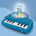 360 Rotating Mini Electronic Organ With Light And Sound