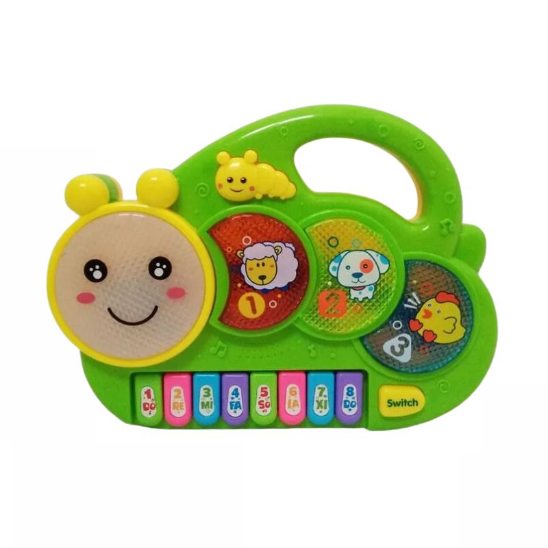 Caterpillar Piano Music Elf With Light And Sound