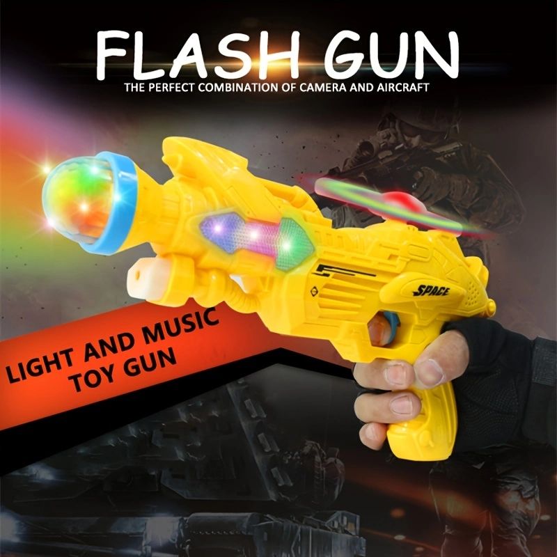 Galactic Adventure: Flash Gun Space Equipment With Light And Sound