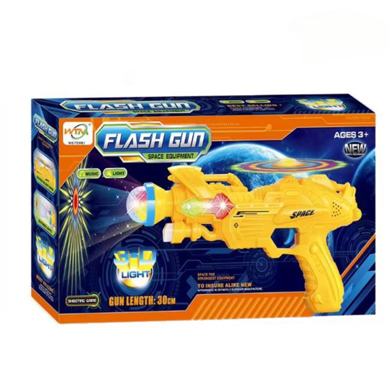 Galactic Adventure: Flash Gun Space Equipment With Light And Sound