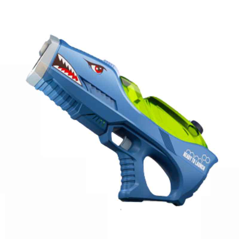 Electric Shark Bubble Gun Toy