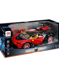 High Speed Remote Control Car With LED Lights And Openable Doors
