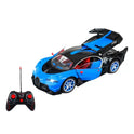 High Speed Remote Control Car With LED Lights And Openable Doors