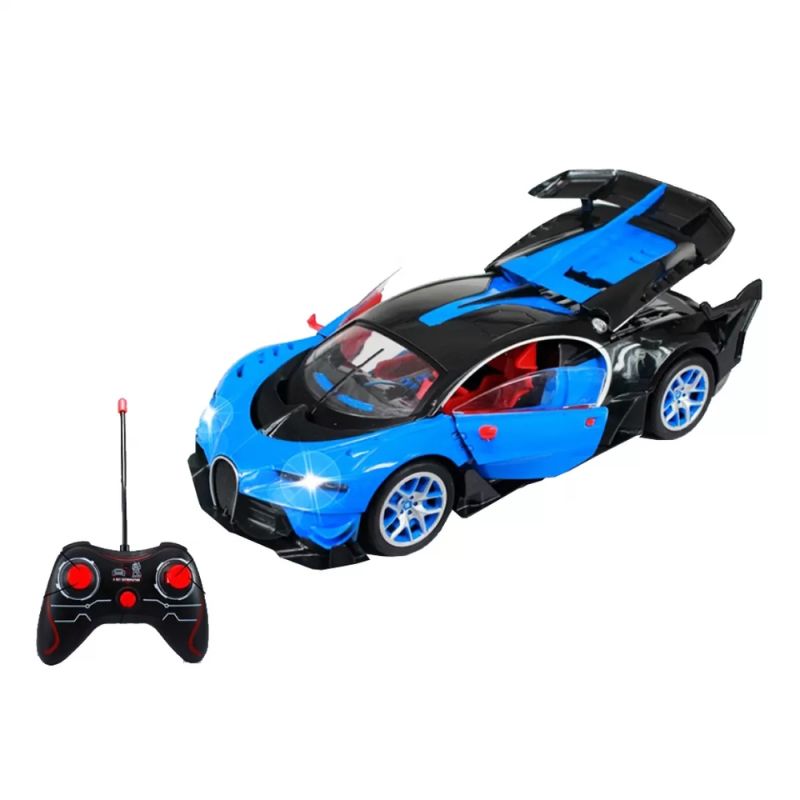 High Speed Remote Control Car With LED Lights And Openable Doors
