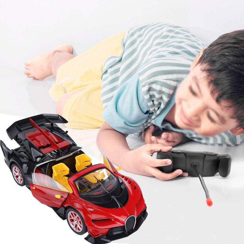 High Speed Remote Control Car With LED Lights And Openable Doors