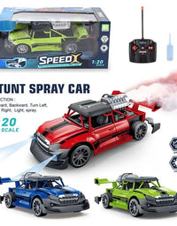 Stunt Spray Remote Control Car With Dazzling Lights
