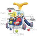 Step Into Learning: 3-In-1 Baby Walker Early Education Toy For Kids