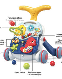 Step Into Learning: 3-In-1 Baby Walker Early Education Toy For Kids
