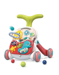 Step Into Learning: 3-In-1 Baby Walker Early Education Toy For Kids
