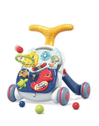 Step Into Learning: 3-In-1 Baby Walker Early Education Toy For Kids
