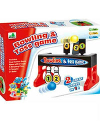 Strike And Toss Fun: 2-In-1 Bowling And Toss Game

