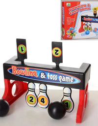 Strike And Toss Fun: 2-In-1 Bowling And Toss Game
