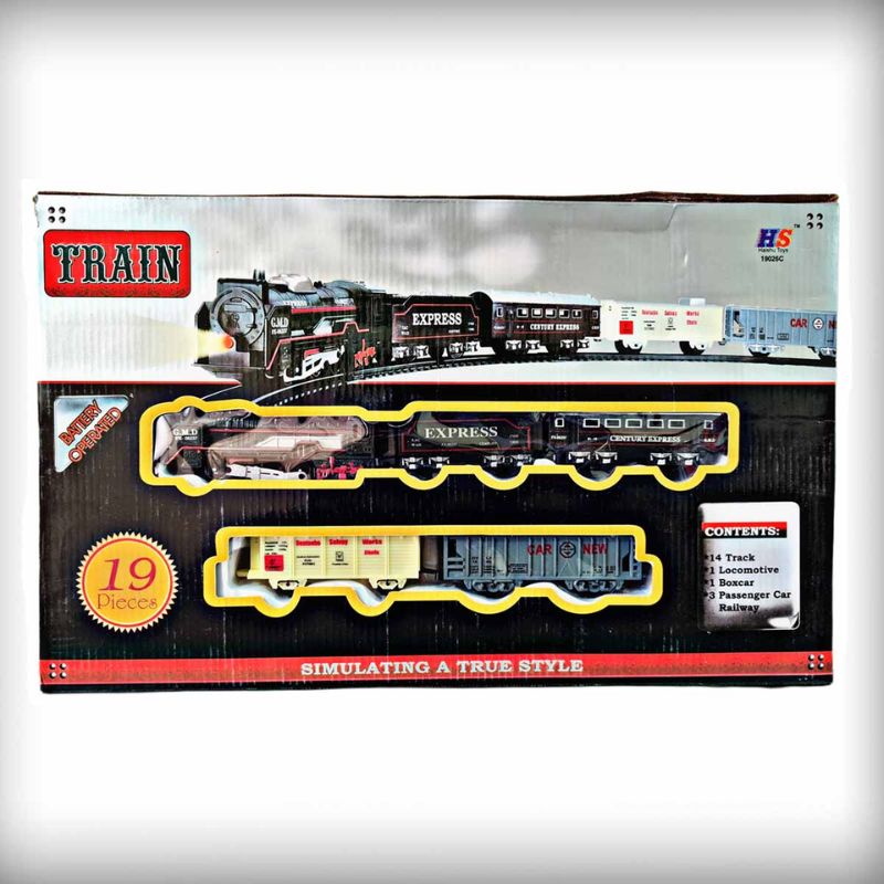 Battery Operated Express Train Toy With Round Track