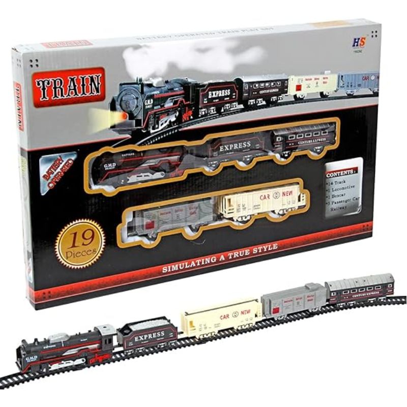 Battery Operated Express Train Toy With Round Track