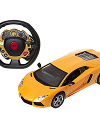 Lamborghini Radio Control Racing Car With Steering Wheel
