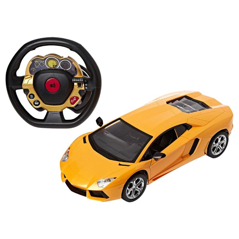 Lamborghini Radio Control Racing Car With Steering Wheel