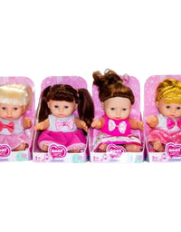 Cute 8 Inches Baby Doll Toy For Girls - Assorted
