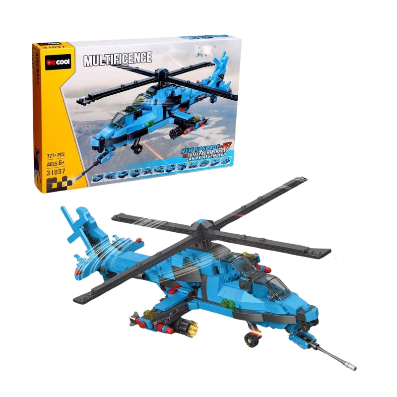 Decool Multificence Fighter Building Blocks Set Toy For Kids - 727 Pcs (31037)