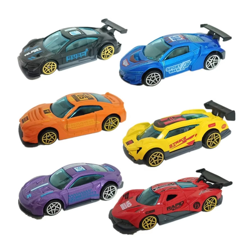 1 In 6 Racing Sports Cars Set Toy For Kids