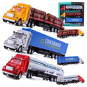 3 In 1 Heavy Truck Set Toy For Kids