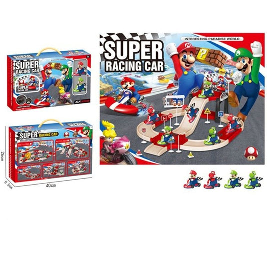 Super Mario Racing Car Trackset For Kids