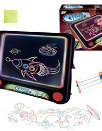 Glowing Drawing Board With Cosmos LED Lights For Kids
