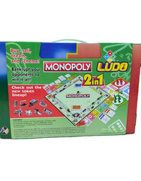 2 in 1 Monopoly And Ludo Board Game
