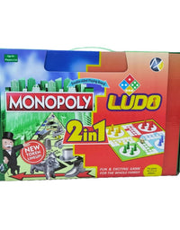 2 in 1 Monopoly And Ludo Board Game

