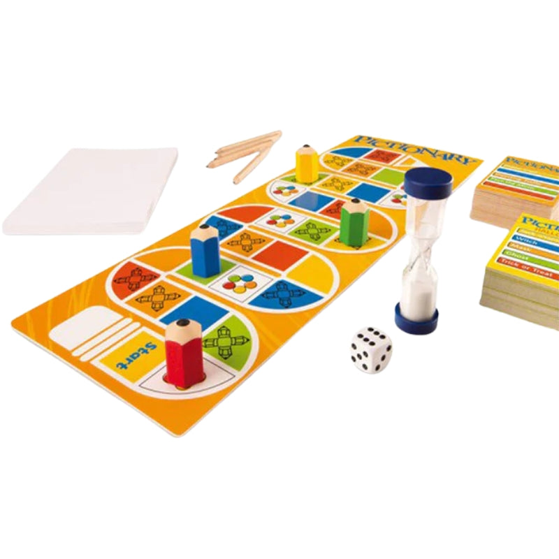 Yellow Pictionary Board Game