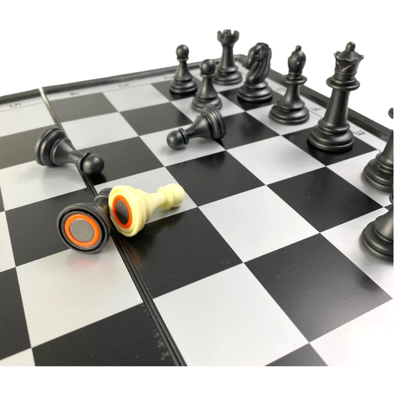 Foldable Chess Magnetic Board Game