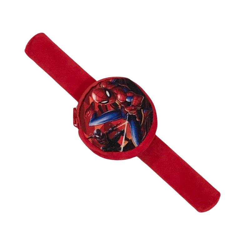 Spiderman Coin Pouch Wrist Band For Kids