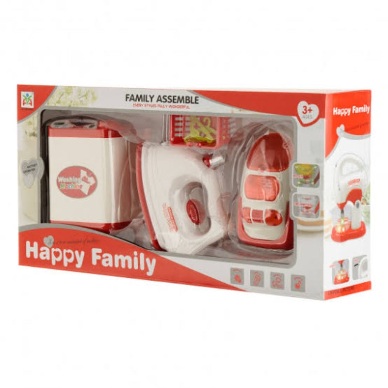 Happy Family Home Appliances Playset For Girls