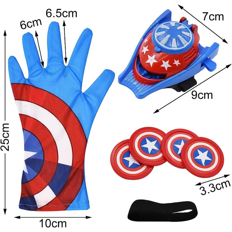 Captain America Hand Launcher Dart Shooter Toy For Kids