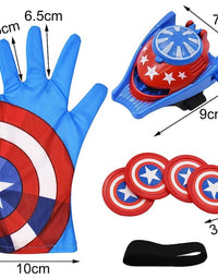 Captain America Hand Launcher Dart Shooter Toy For Kids
