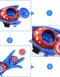 Captain America Hand Launcher Dart Shooter Toy For Kids
