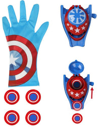 Captain America Hand Launcher Dart Shooter Toy For Kids
