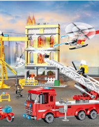 COGO Fire Fighter Building Blocks Creative Playset For Kids
