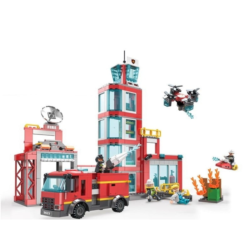 COGO Fire Fighter Building Blocks Creative Playset For Kids